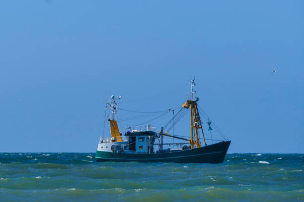 istock Fishing Boat on North Sea Germany 1489825324