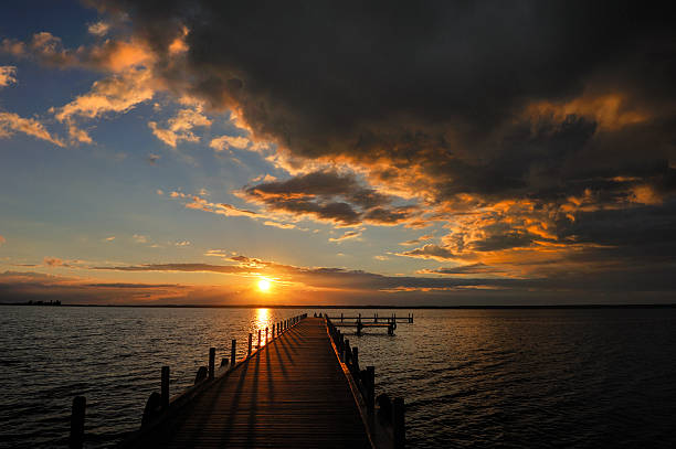 istock Sunset at Steinhude by the sea 148982784
