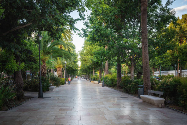 istock Parque de Malaga park - Malaga, Andalusia, Spain 1489851949