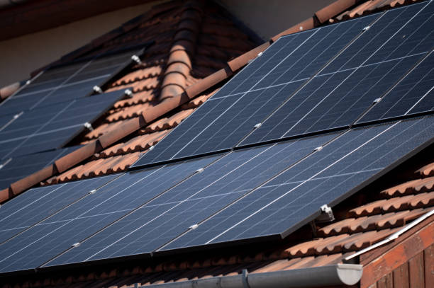 istock Colse up solar panels 1489858999