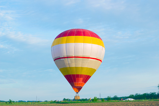 Baloon Ride at Masai Mara National Reserve. Masai Mara is a wildlife reserve, known for the famous crossing of the Wilder Beast. There are balloon safari organised for an amazon aerial view. Multiple Ballons