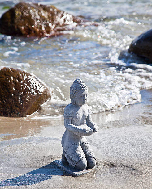 istock Buddha Figurine In The Nature 148986147
