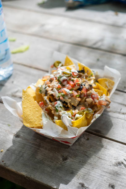 istock A taco with chicken and salad 1489884078