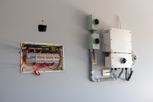 Domestic household solar energy circuits.