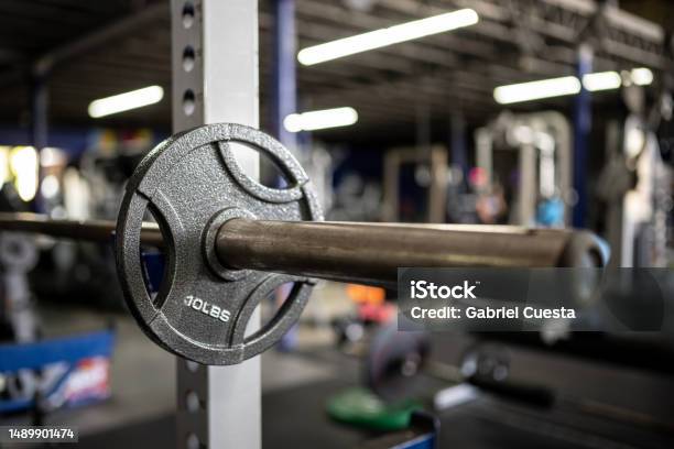 Equipments That You Can Find In A Gym Rusty Weights Stock Photo - Download Image Now