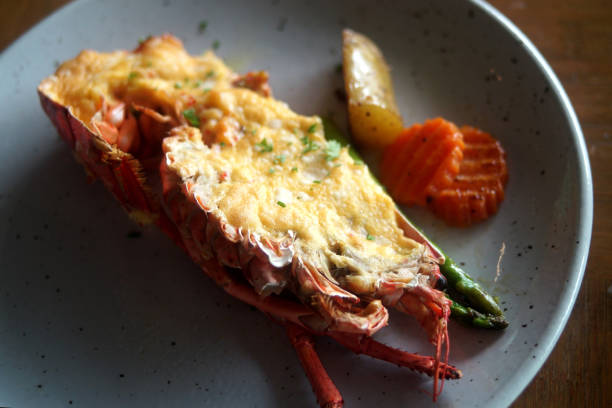 istock grilled shrimp, grilled big river prawn 1489903574