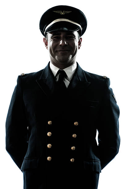 istock man in airline pilot uniform silhouette 148991871