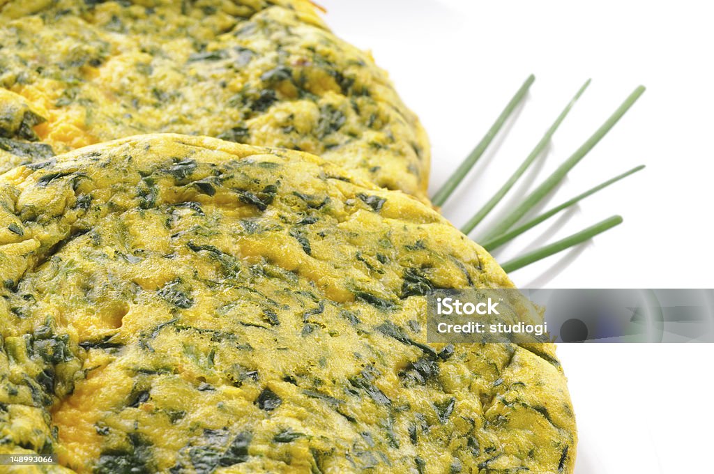 Omelette con spinaci - Foto stock royalty-free di Alimentazione sana