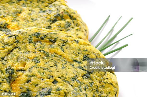 Omelette Con Spinaci - Fotografie stock e altre immagini di Alimentazione sana - Alimentazione sana, Antipasto misto, Cibo