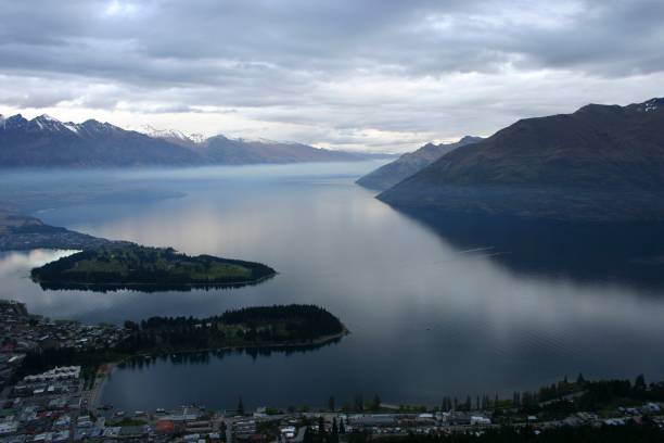 istock Lake Wakatipu and Queenstown harbour 1489931855