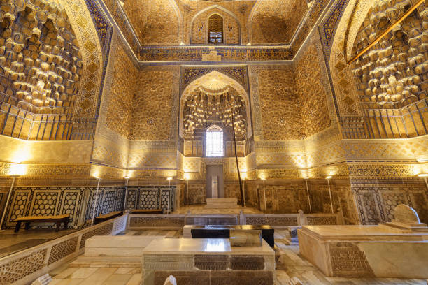 istock Inside view of the Gur-e-Amir (Guri Amir), Samarkand, Uzbekistan 1489938174