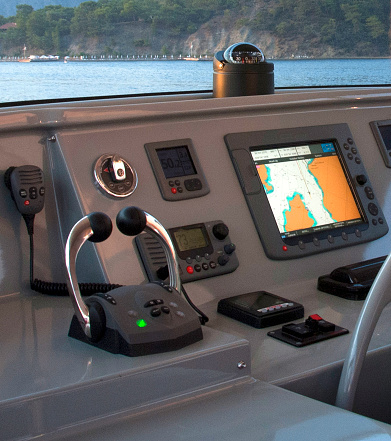 Modern Cockpit of a Luxury
