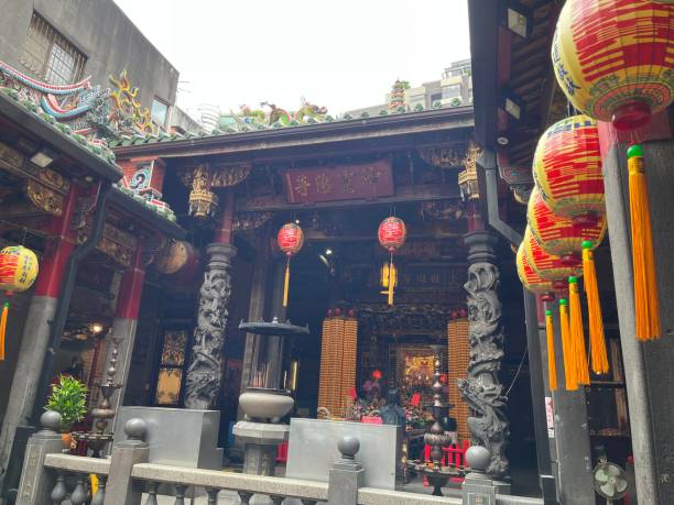 istock The front of Qing san temple 1489955855