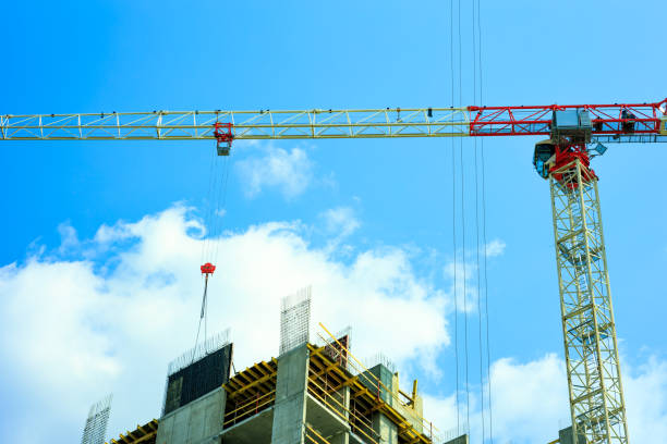 istock two tower cranes on the background of a construction site 1489966680