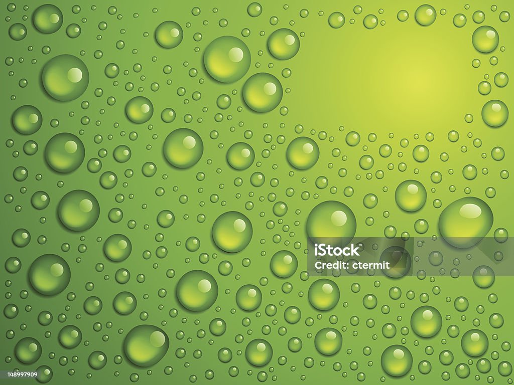 Krople wody tło - Grafika wektorowa royalty-free (Abstrakcja)