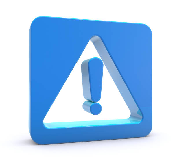 istock Caution shape cutout 3d isolated on white background. Caution Door, portal, hole. triangle warning sign 3d illustration. 1489979276