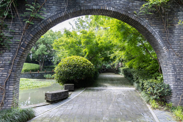 Stone arch bridge in china