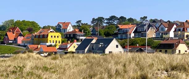 istock Idyllic Hundested by the sea in Scandinavia 1489982715