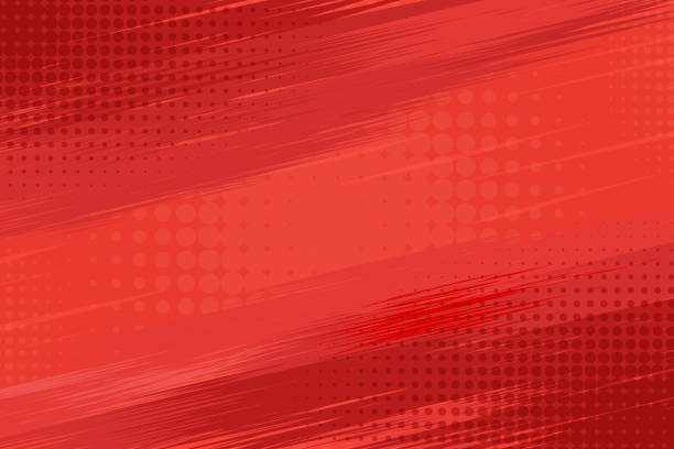 istock Pop art style dotted red banners collection in red black color. Vector illustration. 1489984259