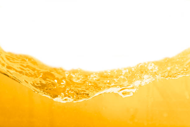 istock Vegetable oil surface bubbles, swaying and ripple 1489987303