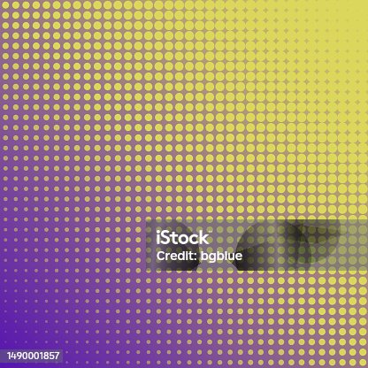 istock Halftone background with Purple gradient - Trendy design 1490001857