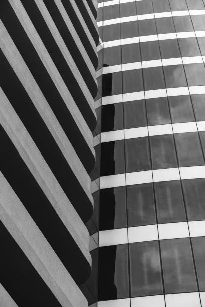 istock City Architecture Patterns in Downtown Area of Dubai in Black and White 1490003737