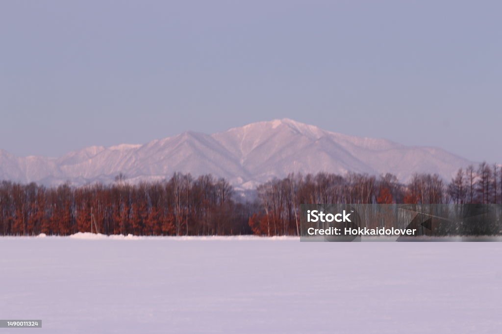 Nakasatunai winter Nakasatunai, Tokachi, Hokkaido Cold Temperature Stock Photo