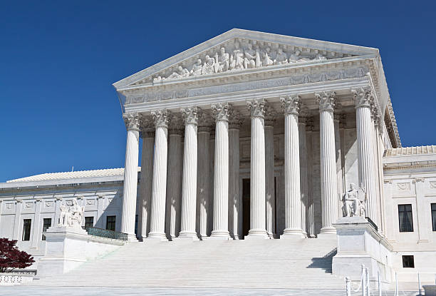 istock US Supreme Court, Washington DC. Clear blue sky. 149001146