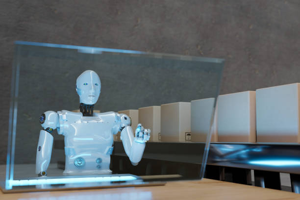 istock AI Technology CHAT to people help to touch touching UI screen interface point to the point that needs to corrected New technology in IOT business industry AI 1490026784