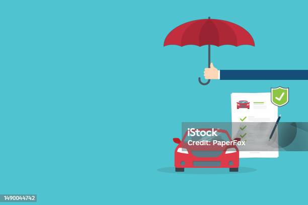 Dokumen Asuransi Mobil Laporan Daftar Periksa Perjanjian Kertas Atau
