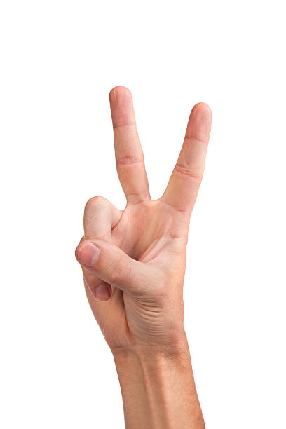 istock Hand in the peace symbol 149005183
