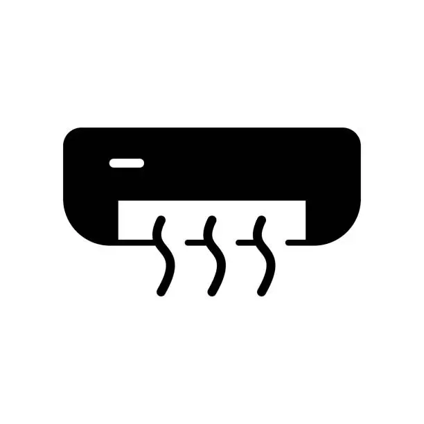 Vector illustration of Air Conditioner Icon Design with Editable Stroke. Suitable for Web Page, Mobile App, UI, UX and GUI design.