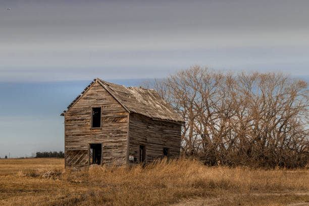 istock Run down farm buildings Indus Alberta Canada 1490052438