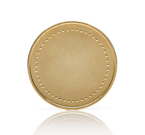 istock Blank golden coin 149005503