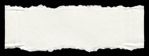 istock Cut or torn paper background textured isolated 1490062826