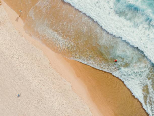 istock Picturesque beach scene with white sand and bright blue water 1490065696