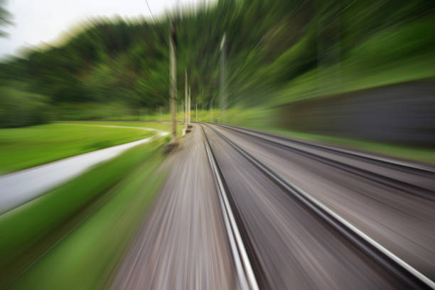 istock railroad tracks at motion blur perspective 1490072324