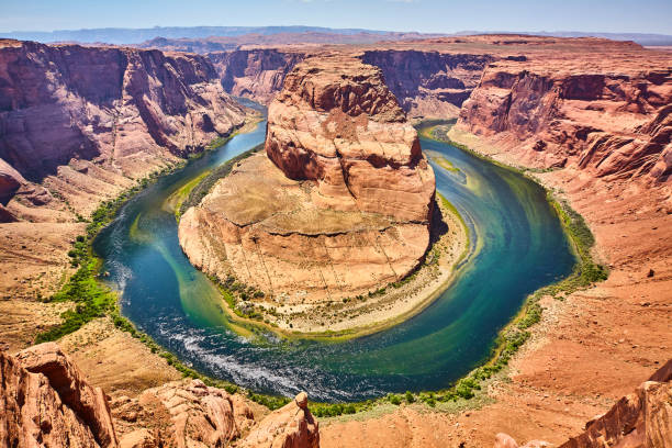 istock A horseshoe shaped river wrapping around a rocky outcropping Horseshoe Bend 1490073424