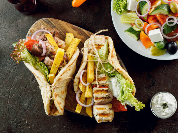 istock Greek fast food gyros 1490083488
