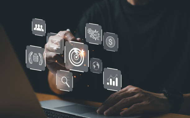 istock People type on keyboard for set business target with big data analytic with AI for online marketing campaign that can increase sale revenue, reach to online marketplace customer. SEO concept 1490087215
