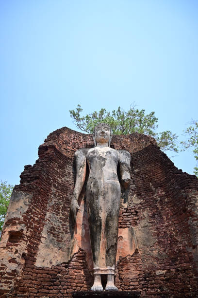 istock Wat Mahathat temple, Sukhothai Historical Park, Thailand 1490090604