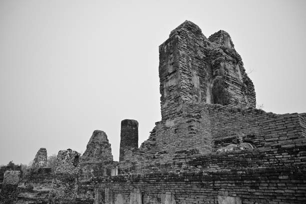 Ancient pagoda and monastery complex at Wat Mahathat temple, Sukhothai Historical Park