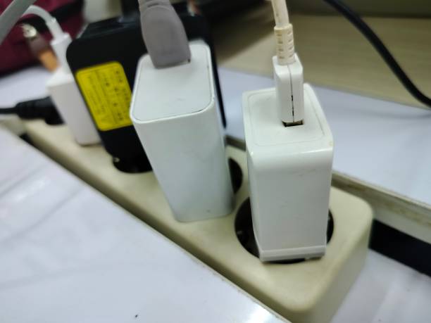 istock Device for charging the battery on a mobile phone 1490098074