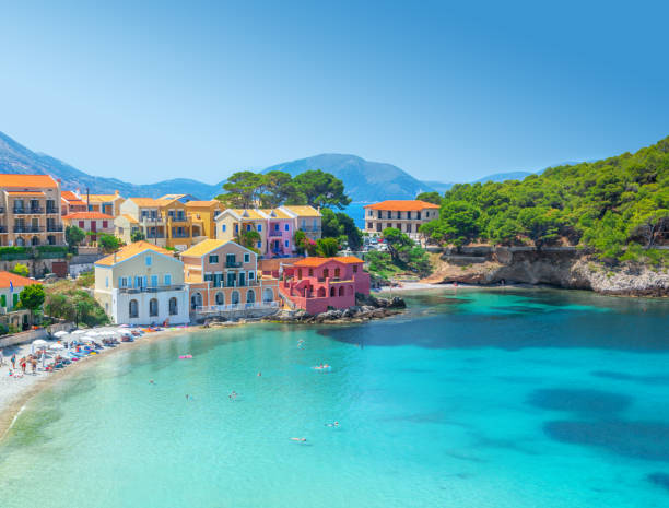 istock Assos village in Kefalonia, Greece 1490116330