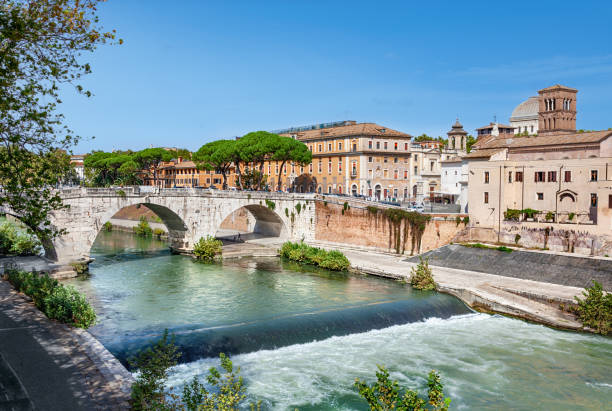 istock View of Ponte Cestius in Rome 1490116338