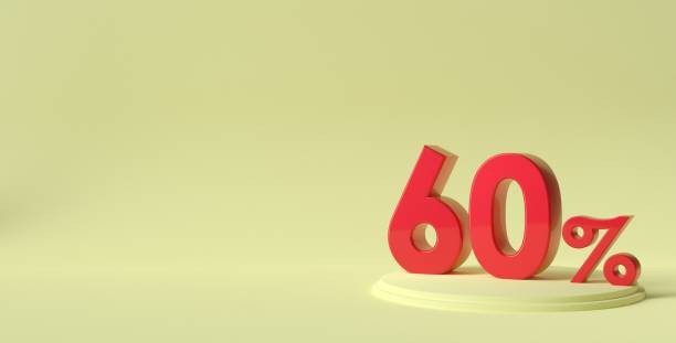 istock Mega sale up to 50 off, creative poster, 3D typographical background with place for text 1490119399