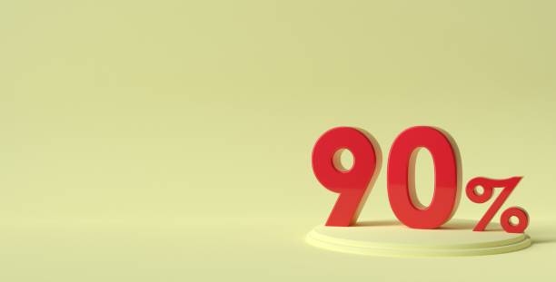 Mega sale up to 50 off, creative poster, 3D typographical background with place for text