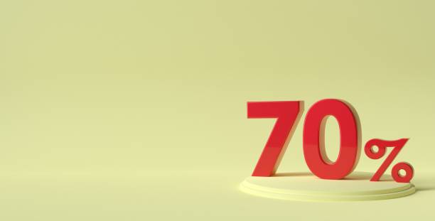 istock Mega sale up to 50 off, creative poster, 3D typographical background with place for text 1490120127