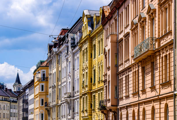 facade of an old apartment house - austria