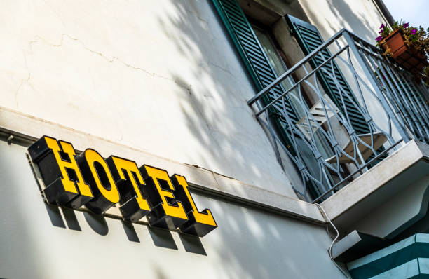 istock old hotel sign in germany 1490121436